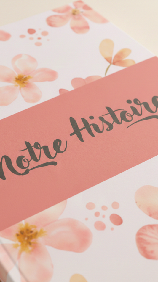 Idée cadeau couple : carnet "notre histoire à deux" à remplir