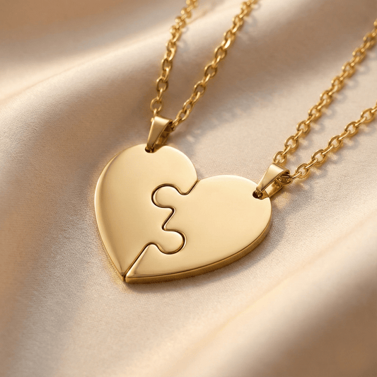 Collier Puzzle Couple Personnalisé : Le Cadeau Symbole pour les Amoureux 2026