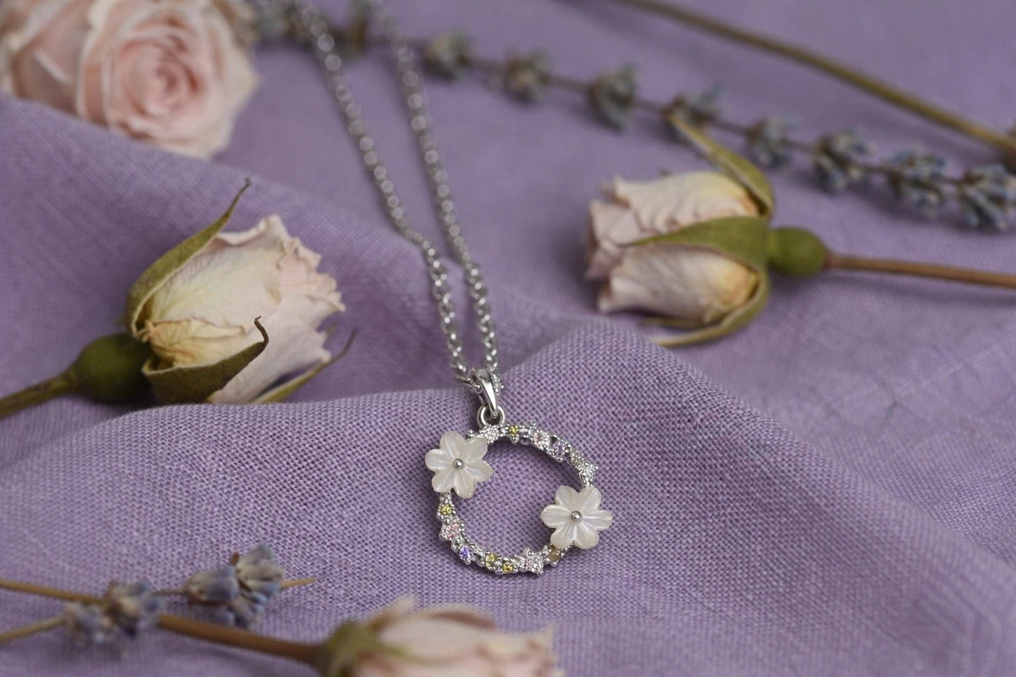 🌸 Bohème Nacré - Âme Libre - Argent