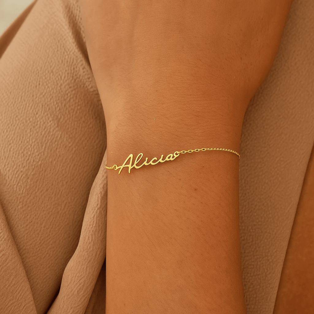 Bracelet personnalisé - Gravure offerte - Gold