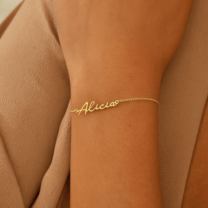 Bracelet personnalisé - Gravure offerte - Gold