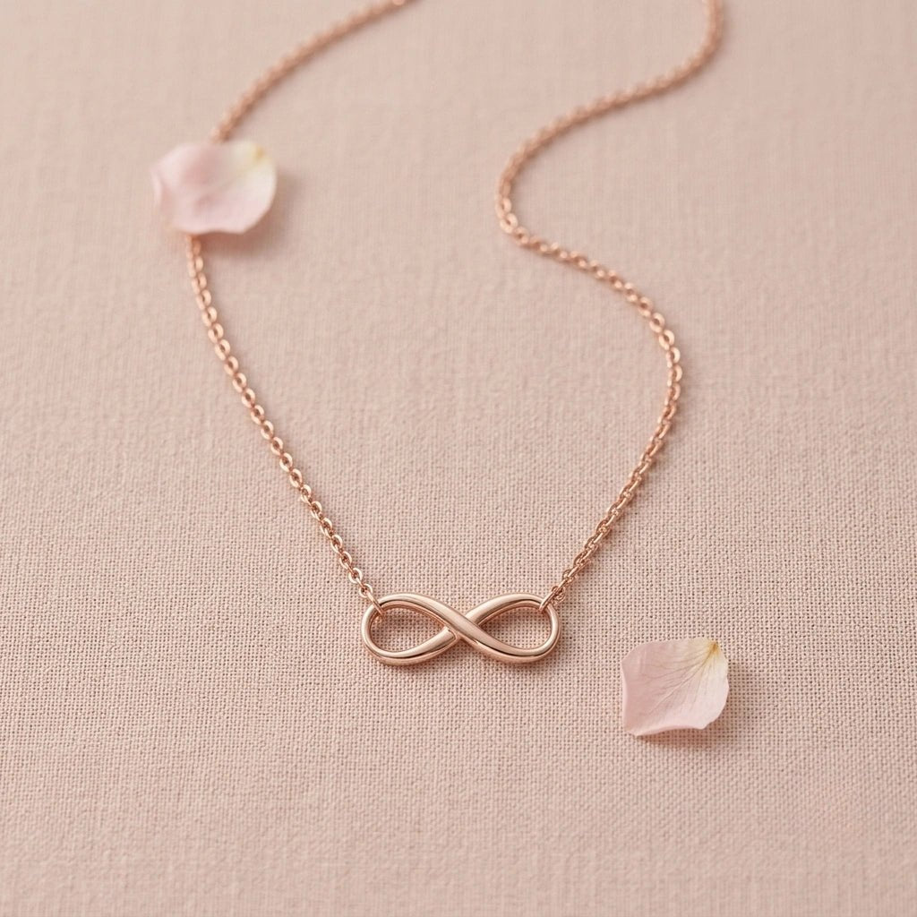 Collier L'éternel en Acier Inoxydable - Rose gold