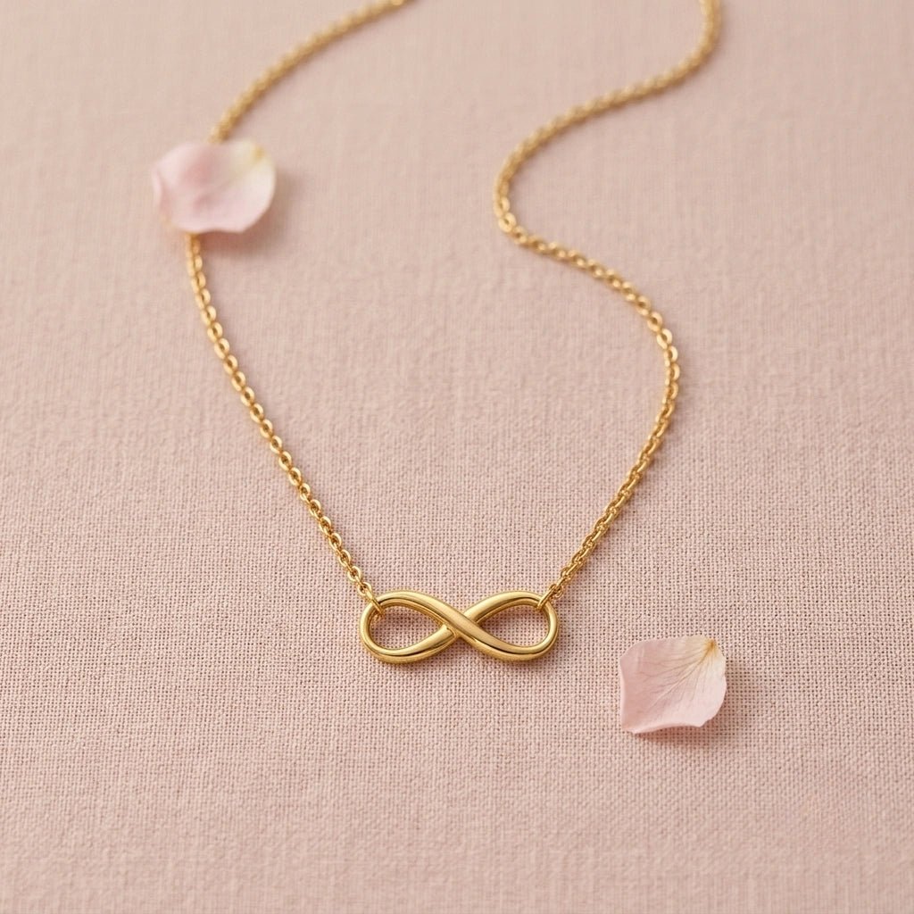 Collier L'éternel en Acier Inoxydable - Gold