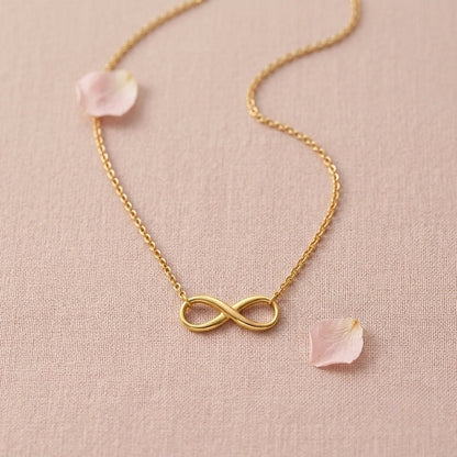 Collier L'éternel en Acier Inoxydable - Gold