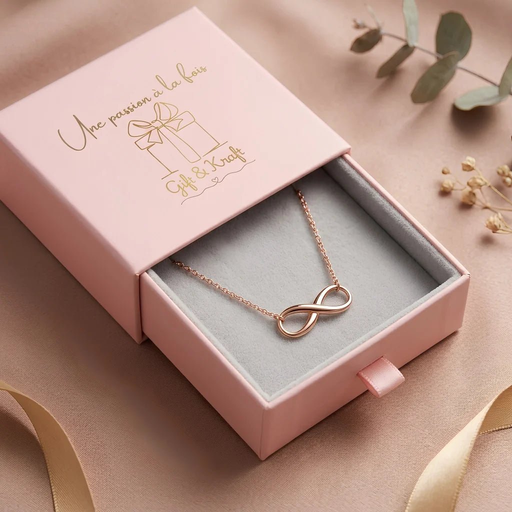 Collier L'éternel en Acier Inoxydable - Rose gold