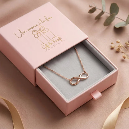 Collier L'éternel en Acier Inoxydable - Rose gold