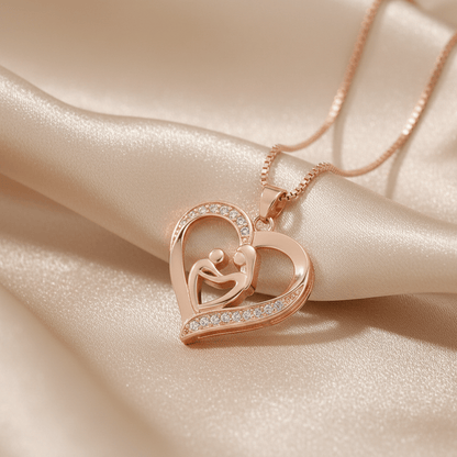 Collier Mère & Enfant | Le Symbole de Votre Amour Inconditionnel - Rose gold