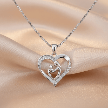 Collier Mère & Enfant | Le Symbole de Votre Amour Inconditionnel - Argent