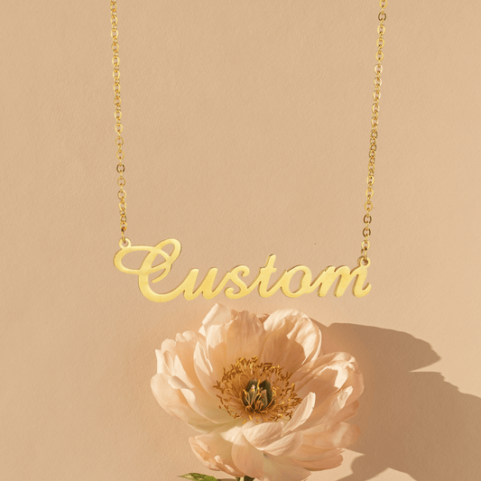 Collier personnalisés - Gravure offerte - Gold