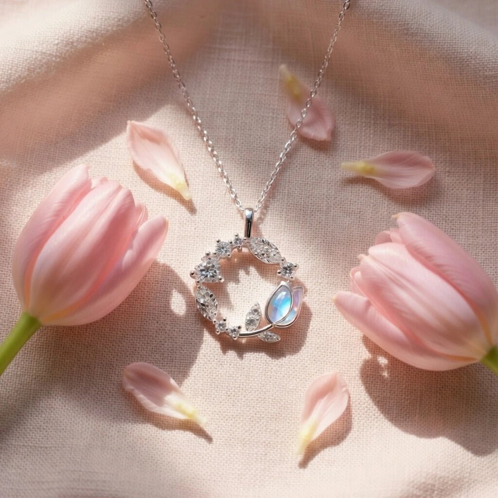 🌷 La Tulipe Éclat Floral - Argent 925 - Argent 925