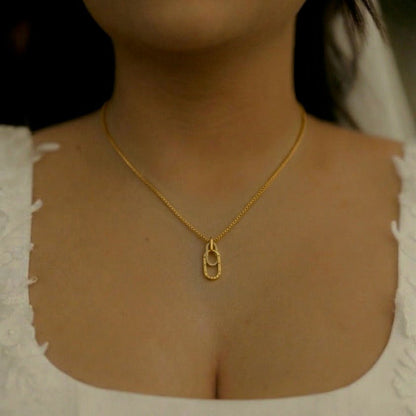 L'enlacée - argent 925 - Or
