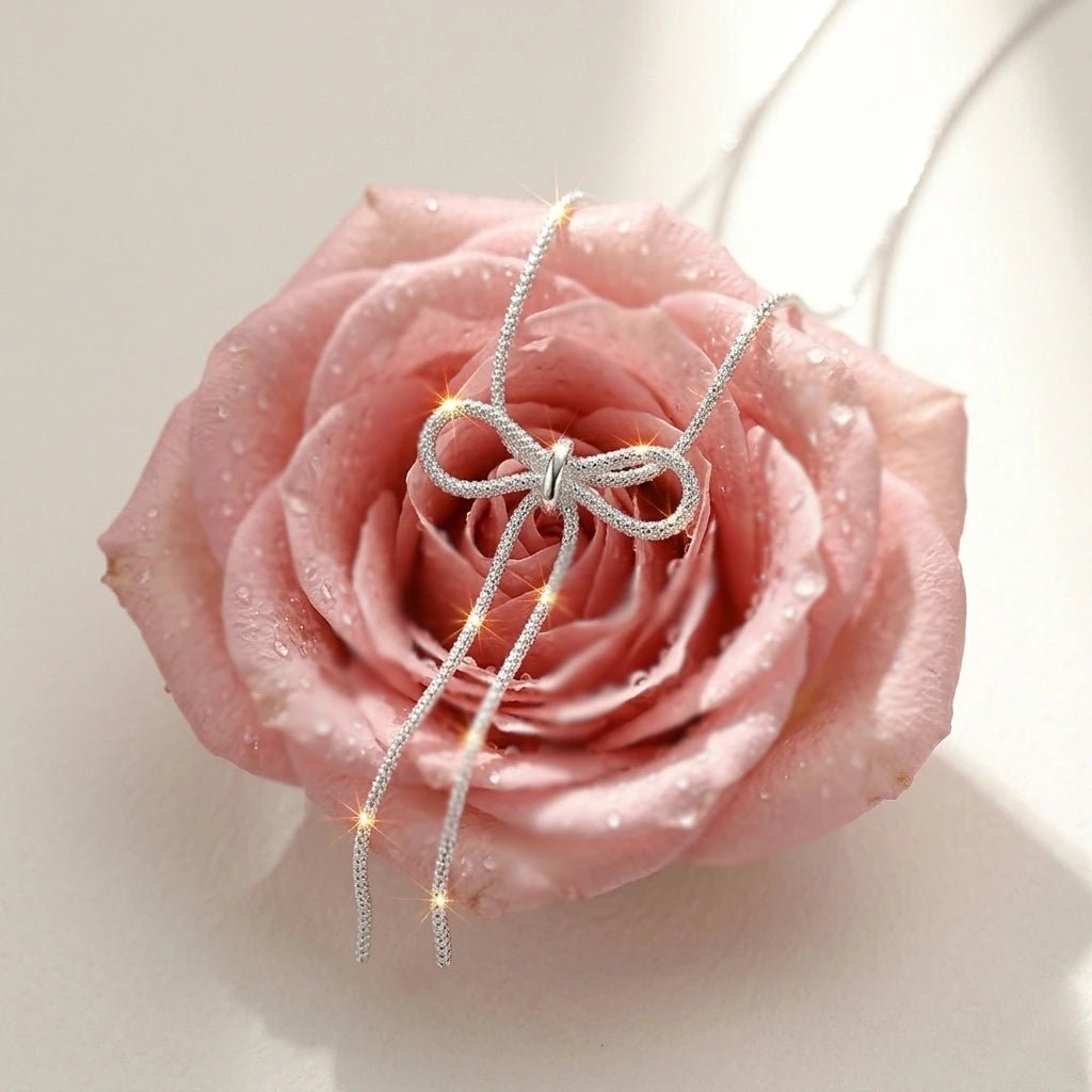 🎀 Nœud Élégance Infinie - argent 925 - Argent 925