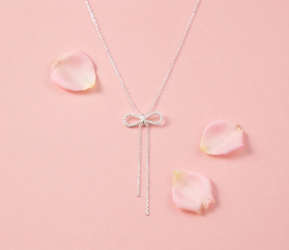 🎀 Nœud Élégance Infinie - argent 925 - Argent 925