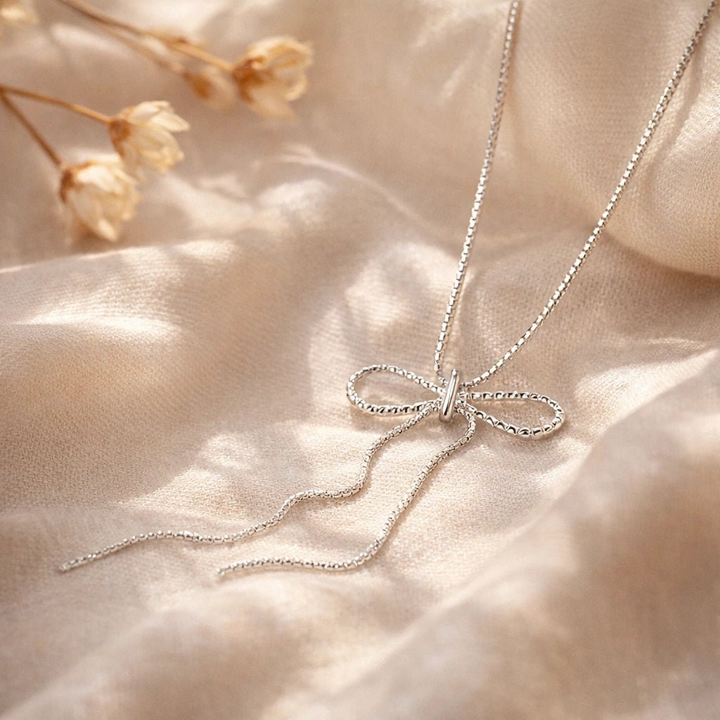 🎀 Nœud Élégance Infinie - argent 925 - Argent 925