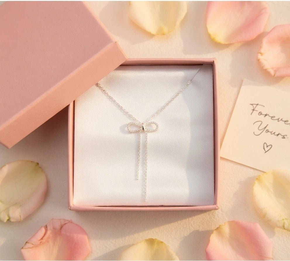🎀 Nœud Élégance Infinie - argent 925 - Argent 925